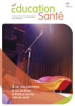 EDUCATION SANTE, n°406 - Janvier 2024 - A la vie comme à la scène: le théâtre comme outil de santé