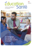 EDUCATION SANTE, n°424 - Septembre 2025 - Le langage, une dimension clé des inégalités scolaires et de santé