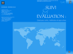 Suivi et évaluation