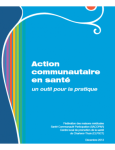 Action communautaire en sant&eacute;