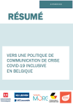Vers une politique de communication de crise Covid-19 inclusive en Belgique