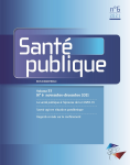 SANTE PUBLIQUE, vol.33, n°6 - Novembre-décembre 2021 - La santé publique à l'épreuve de la COVID-19