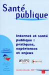 SANTE PUBLIQUE, HS - Novembre-décembre 2009 - Internet et santé publique