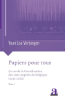 Papiers pour tous. Le cas de la Coordination des sans-papiers de Belgique (2014-2020)