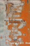 Pour une culture de la participation